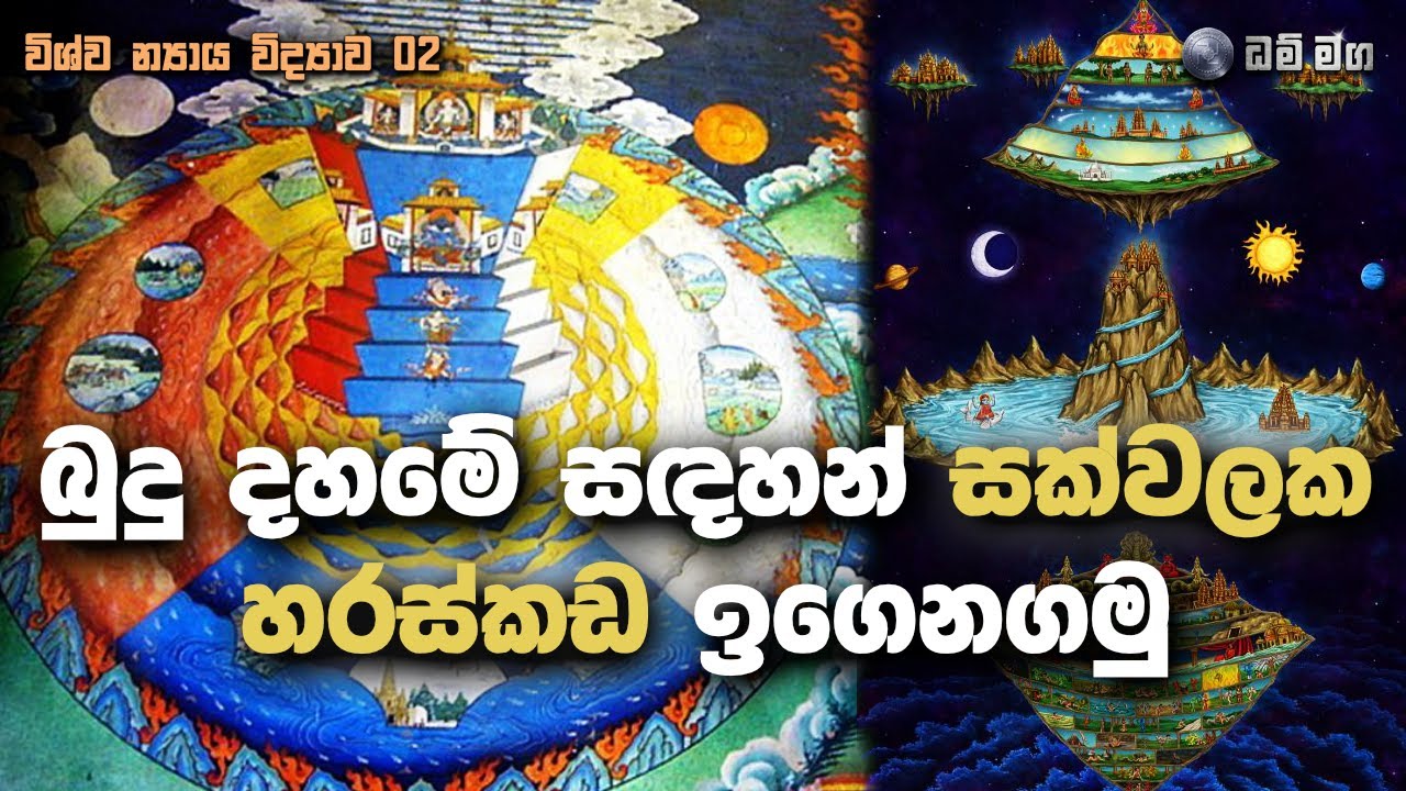 බුදු දහමේ සඳහන් සක්වලක හරස්කඩ ඉගෙනගමු | විශ්ව න්&zwj;යාය විද්&zwj;යාව 02 | පැතලි පෘථිවි ආකෘතිය | සක්වල