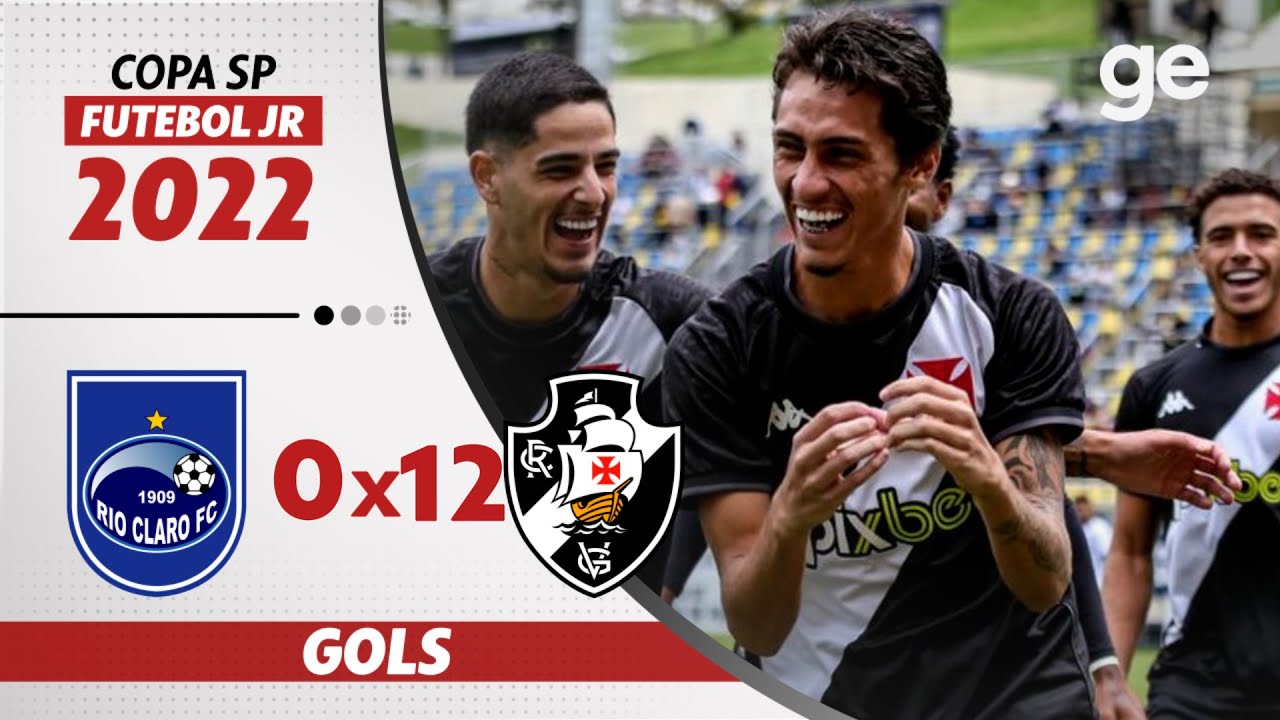 RIO CLARO 0 X 12 VASCO | GOLS | COPA SÃO PAULO DE FUTEBOL JR | ge.globo