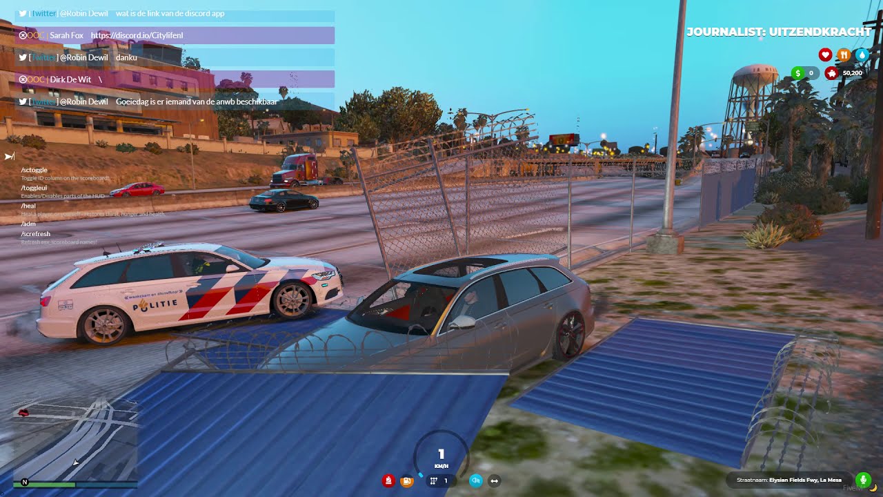 FiveM NL BE City Life RP  - Eerste ontmoeting met politie, pijnlijke afloop