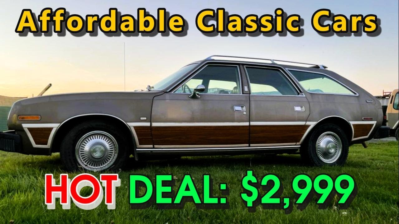 Classic Car Paradise: Craigslist Gems  Under $3,000 for Sale by Owners!