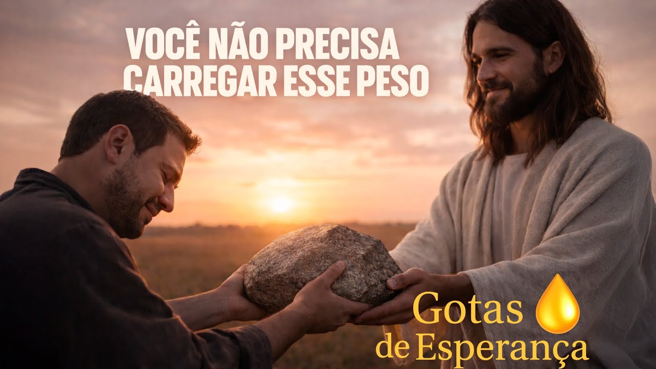 Você não precisa carregar esse peso | 1 Pedro 5:7 - Gotas de Esperança