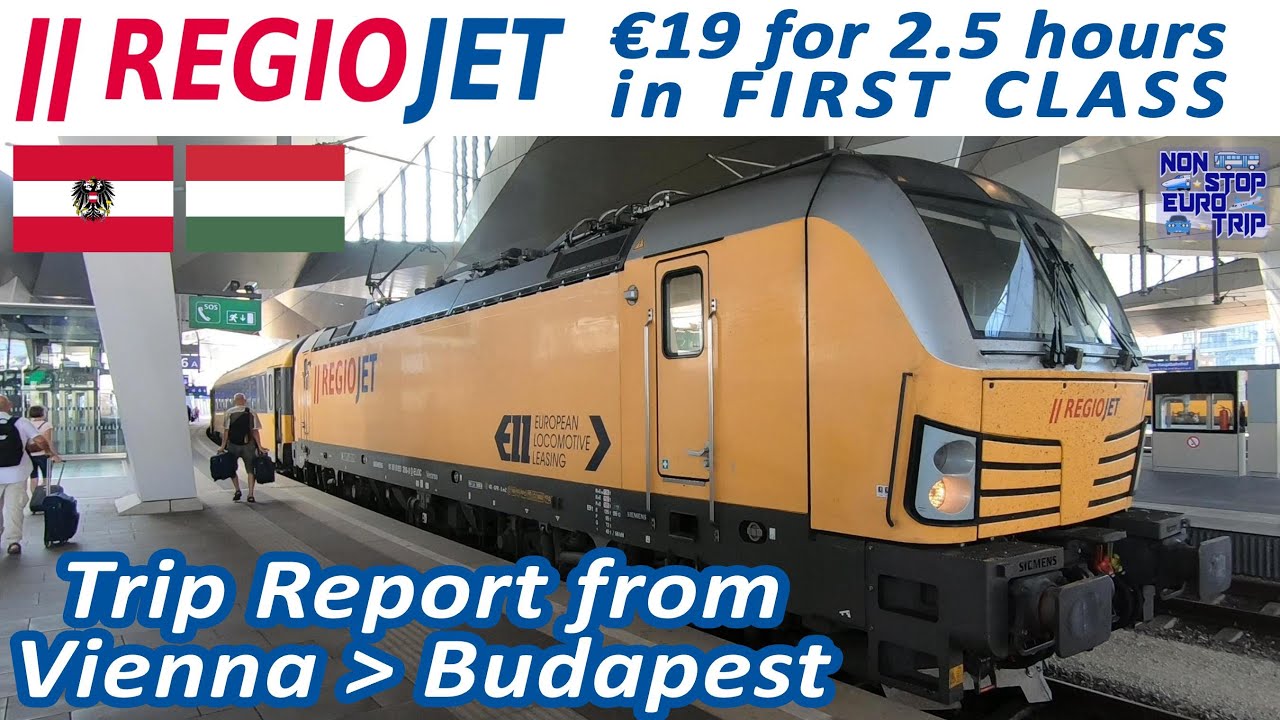 EUROPE'S BEST VALUE FIRST CLASS / REGIOJET RELAX CLASS REVIEW / INTERNATIONAL TRAIN TRIP REPORT