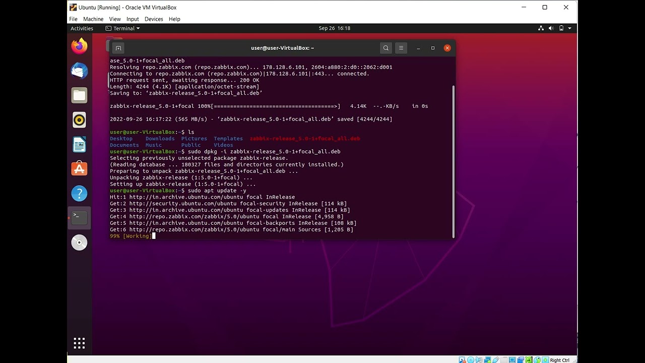 Zabbix-Server step by step installation on UBUNTU.