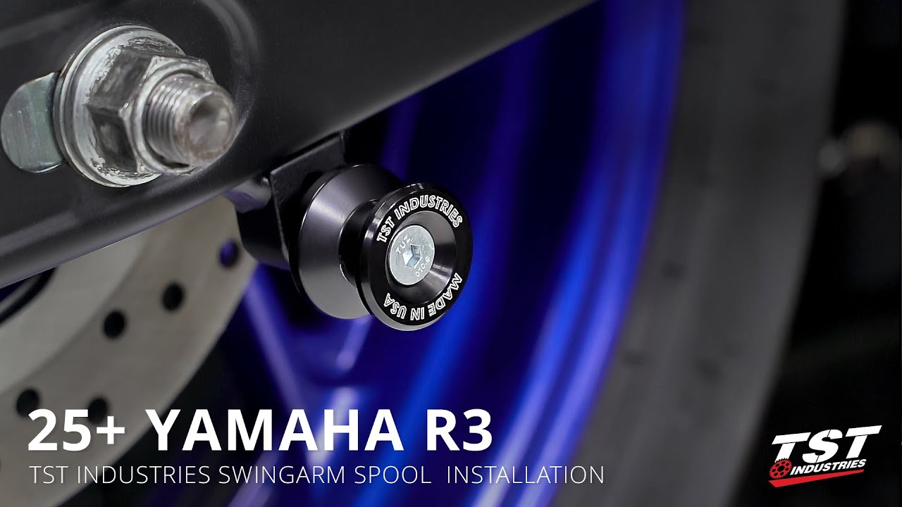 How to Install Swingarm Spools on a 2025+ Yamaha YZF-R3 by TST Industries