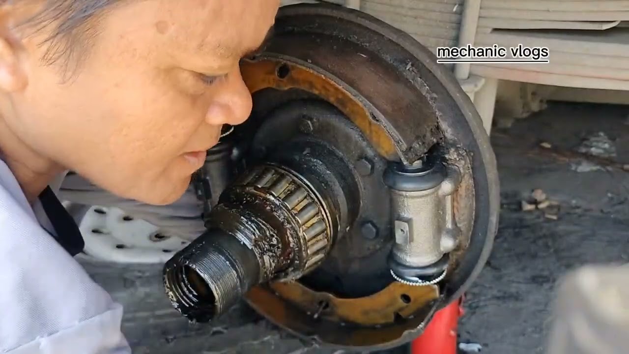 How To Put Break Shoes and Springs Back on Drum  Breaks