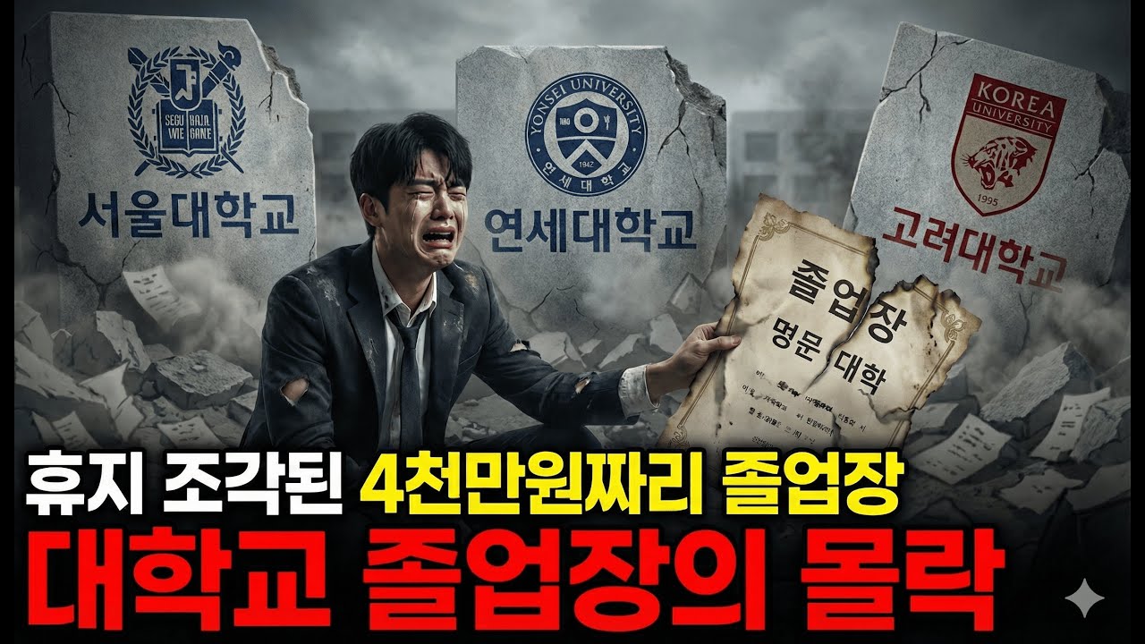 4년제 졸업하고 그냥 백수에요 휴지조각된 대학교 졸업장의 현실