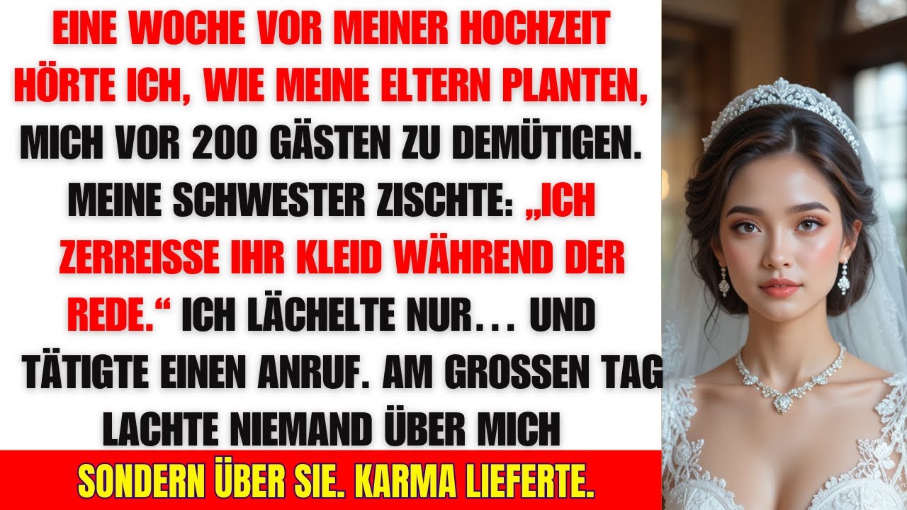 Sie planten meine Demütigung bei der Hochzeit – ich drehte den Spieß um (vor 200 Gästen!)