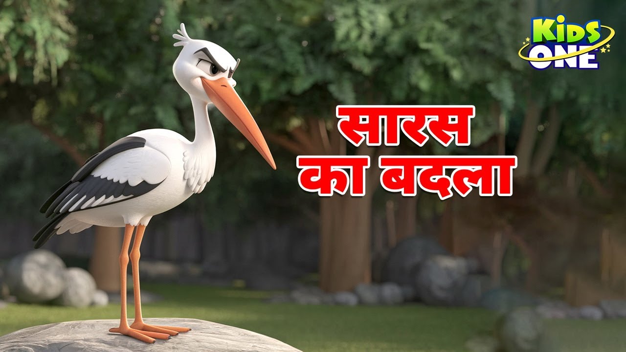 सारस का बदला की कहानी | The Stork's Revenge Story | Hindi Stories | Hindi Kahani #kidsonehindi