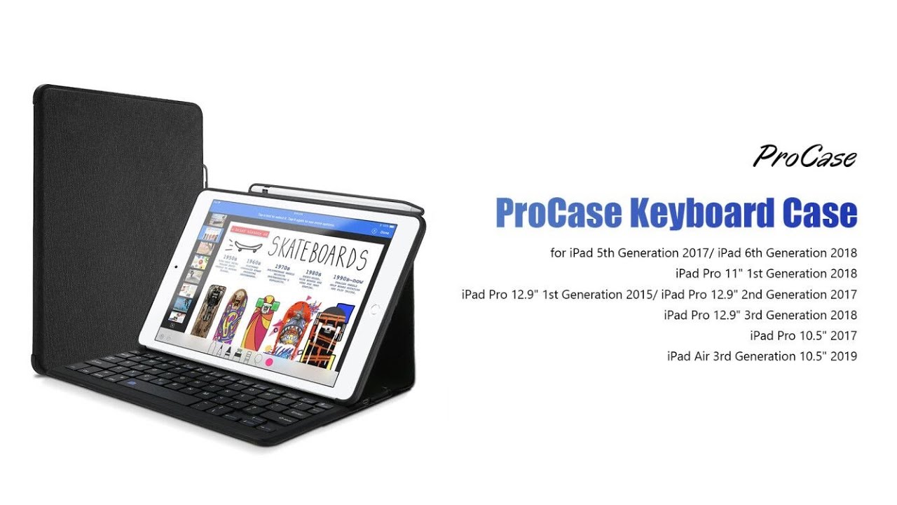 How to Install ProCase Ultra-slim Wireless Keyboard Case