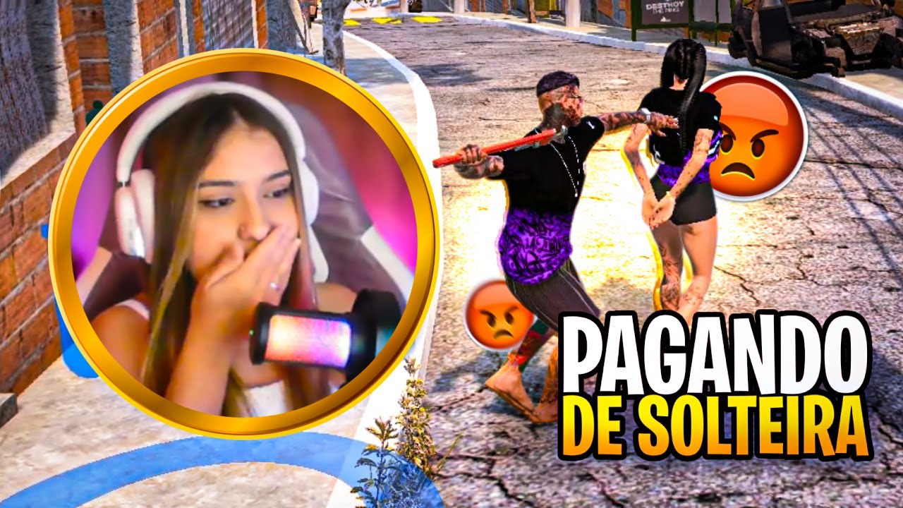 PAGANDO DE SOLTEIRA PRO MEU NAMORADO no GTA-RP (deu ruim)