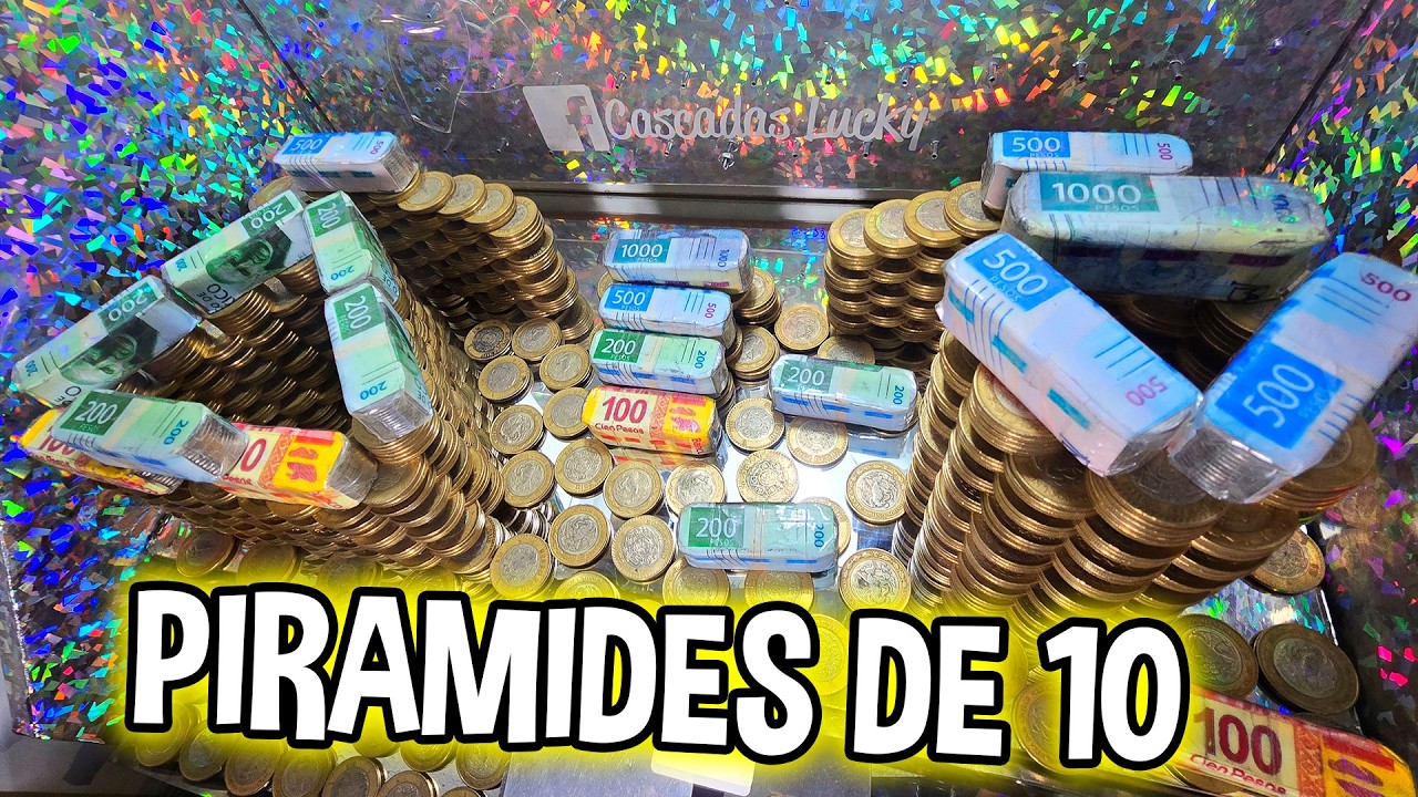 DE MANERA ASOMBROSA Nos Ganamos demasiados BilIetes de estas Piramides #parati #viral #coinpusher