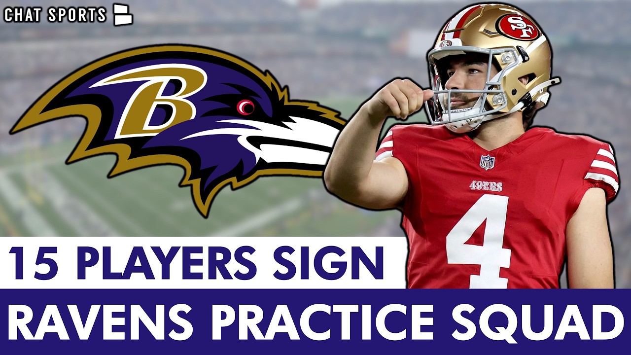 BREAKING: Ravens Practice Squad 2026 - Jake Moody, Adisa Isaac and Chris Moore Lead 15 Signings