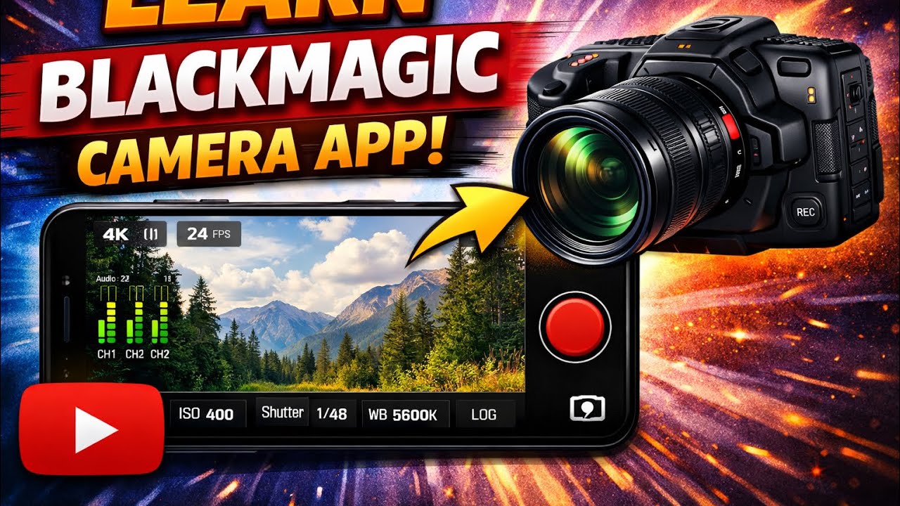 LEARNING BLACKMAGIC CAMERA✌️