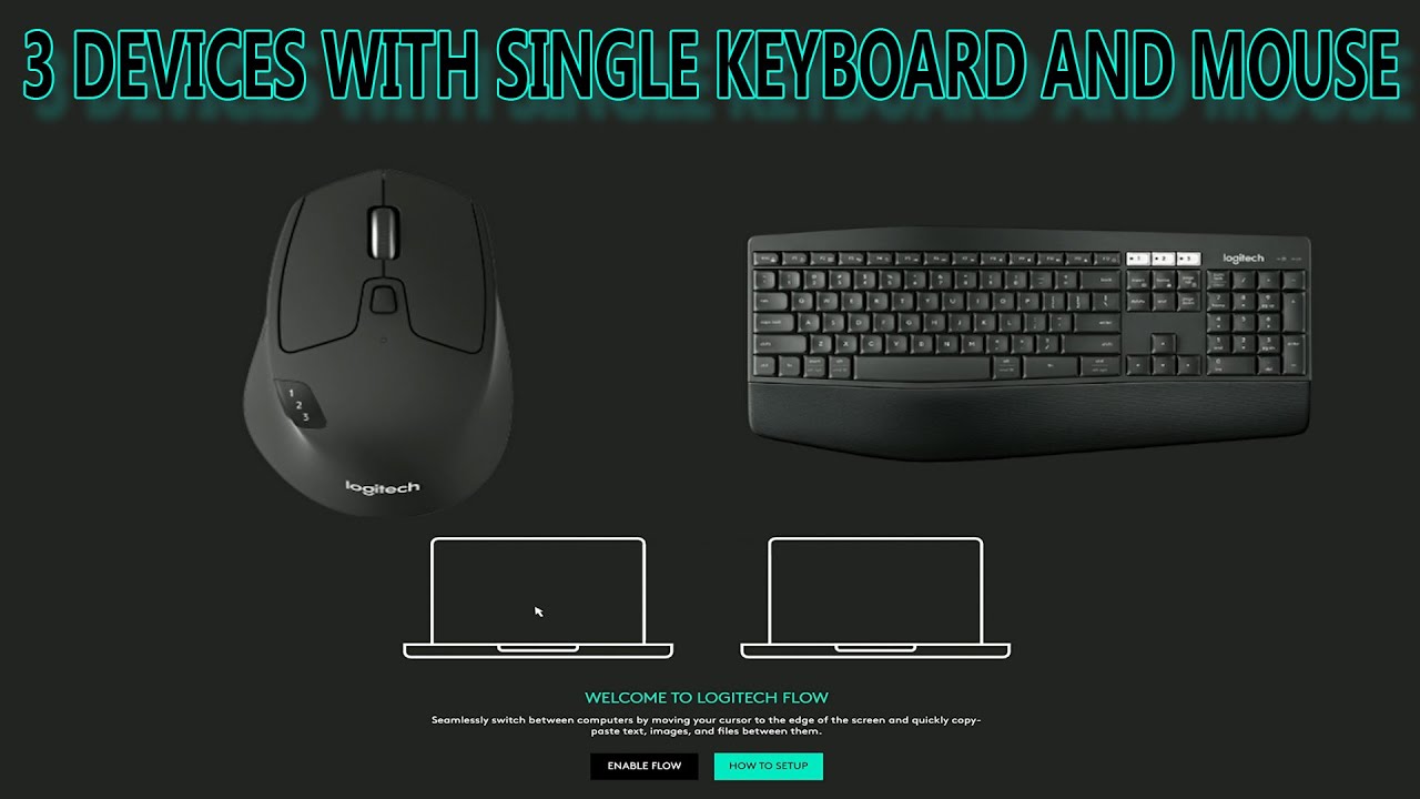How To Connect MK850 Keyboard & Mouse