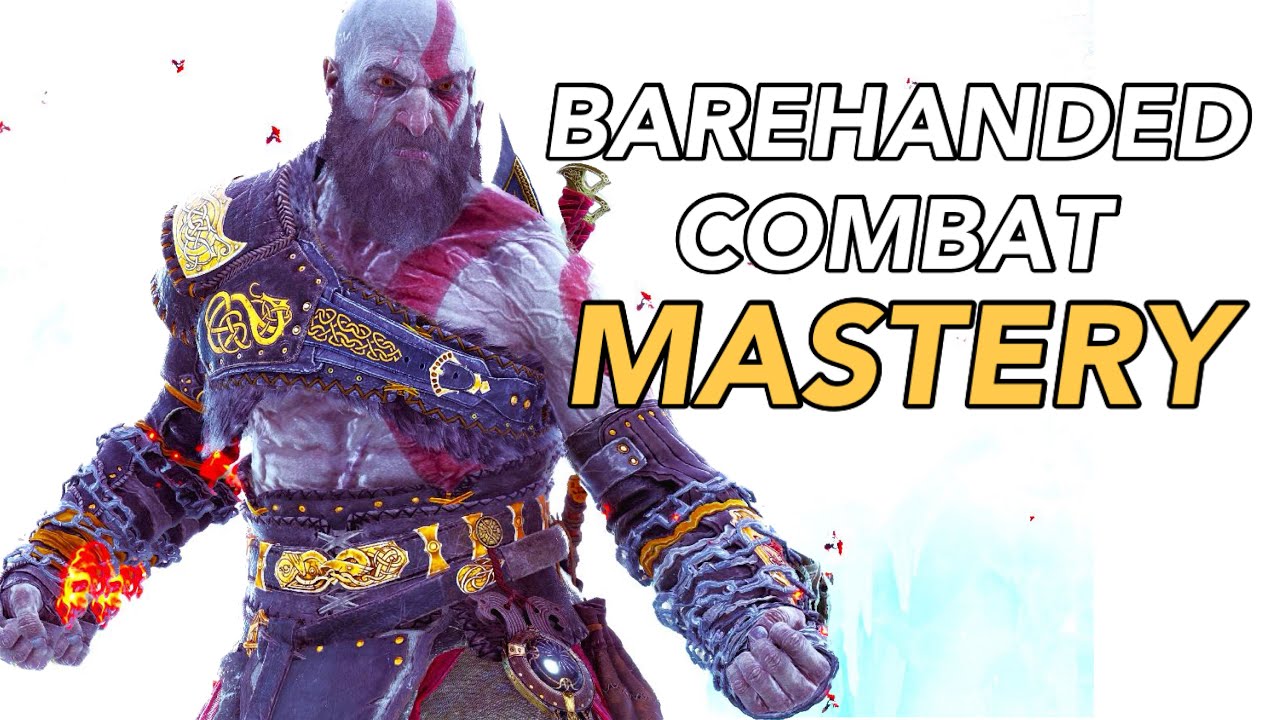 МАСТЕРСТВО БОЙЦА ГОЛЫМИ РУКАМИ! Обучающее видео God of War: Ragnarok, скрытые механики и многое д...