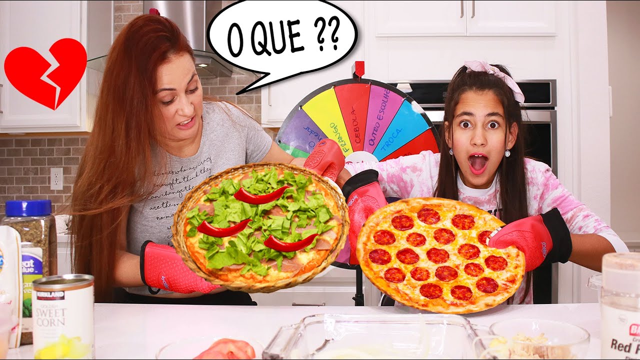 ROLETA MISTERIOSA DE PIZZA !! 🍕Pizza Challenge