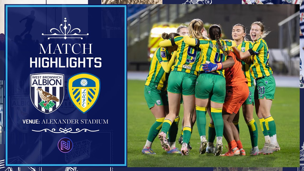 Penalty shootout DRAMA! 🍿 | Albion Women (p) 1-1 Leeds United | Match Highlights
