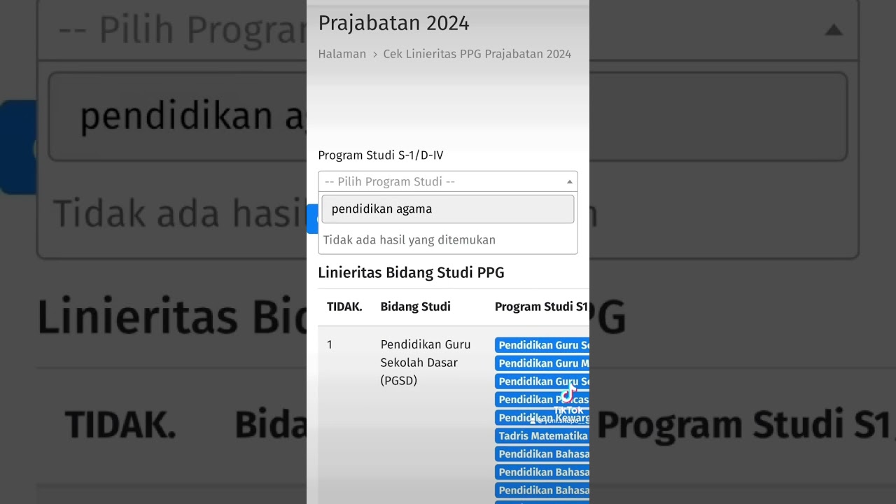 #cek linieritas #programstudi #jurusan #ppgprajabatan