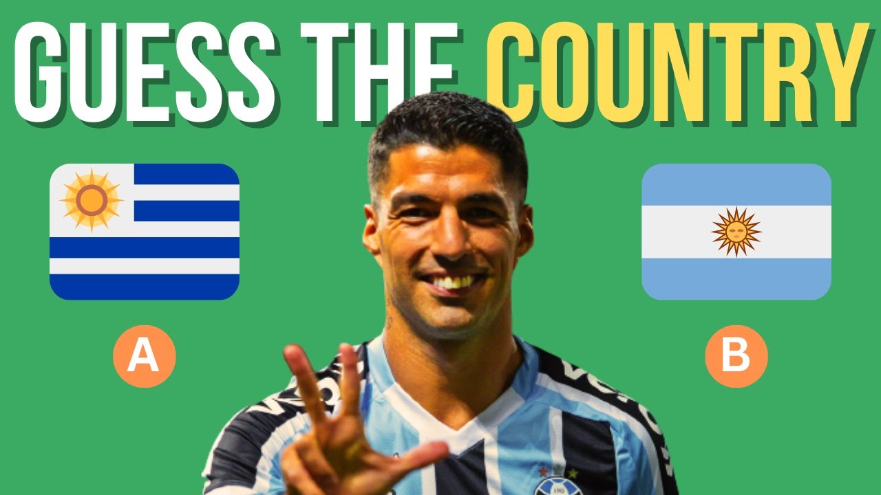Can You Guess The Country Of The Football Player? ⚽️ 