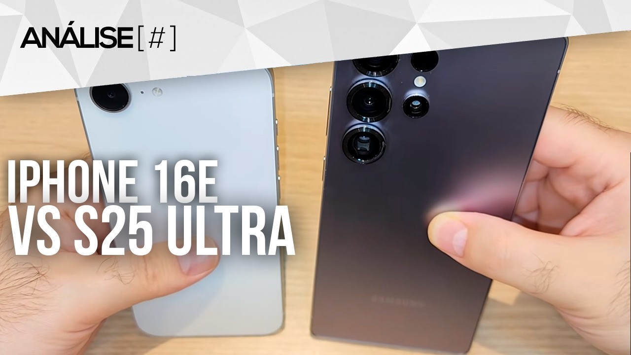 iPhone 16e vs Galaxy S25 ULTRA - Qual VALE MAIS a PENA?