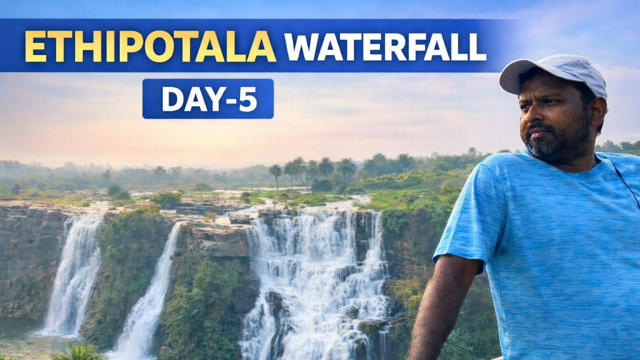 Ettipotala Waterfall Andhra Pradesh | Hidden Waterfall Near Nagarjuna Sagar Day-5 blog