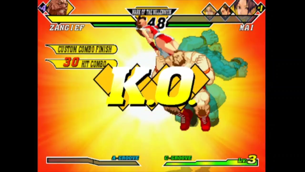 Capcom vs SNK 2 - Vài thế combo đánh là chết Zangief