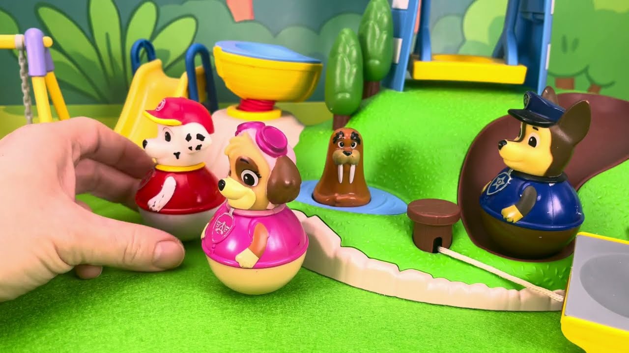 Спасение из игрушечного домика на дереве "Щенячий патруль" с помощью игрушки "Виблз" | Обучающее ...