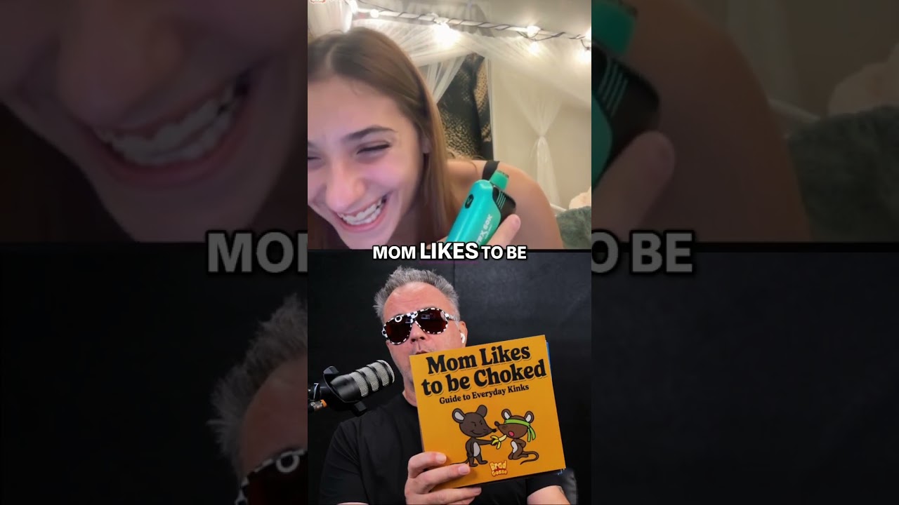 Grandpa Reads Naughty Kids Books to Bella