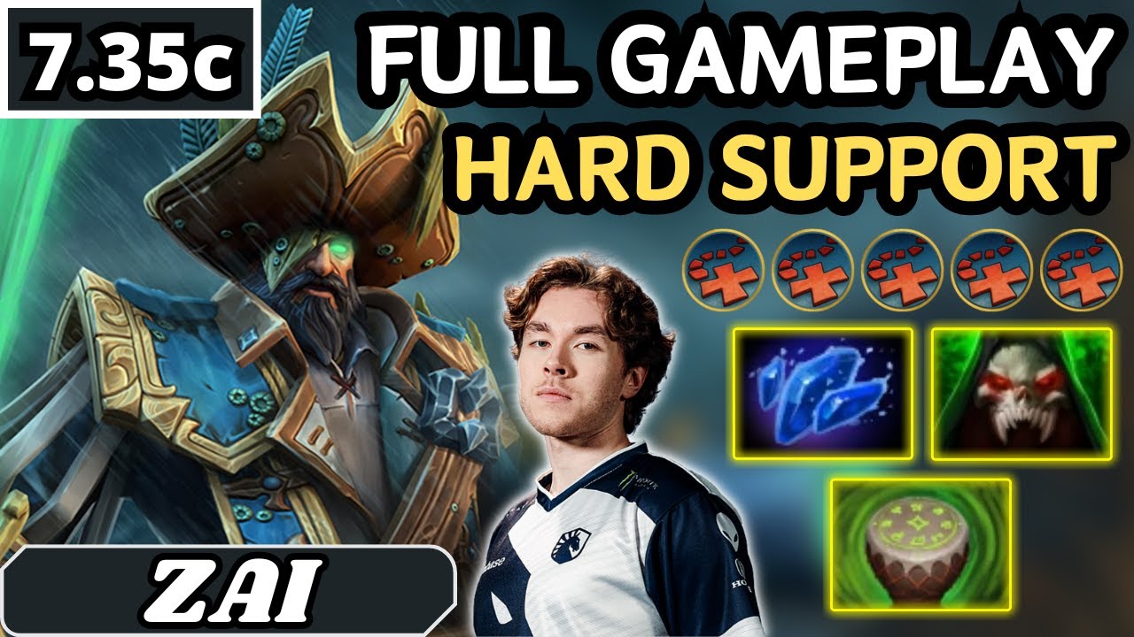 10900 AVG MMR - Zai KUNKKA Hard Support Gameplay 23 ASSISTS - Dota 2 Full Match Gameplay
