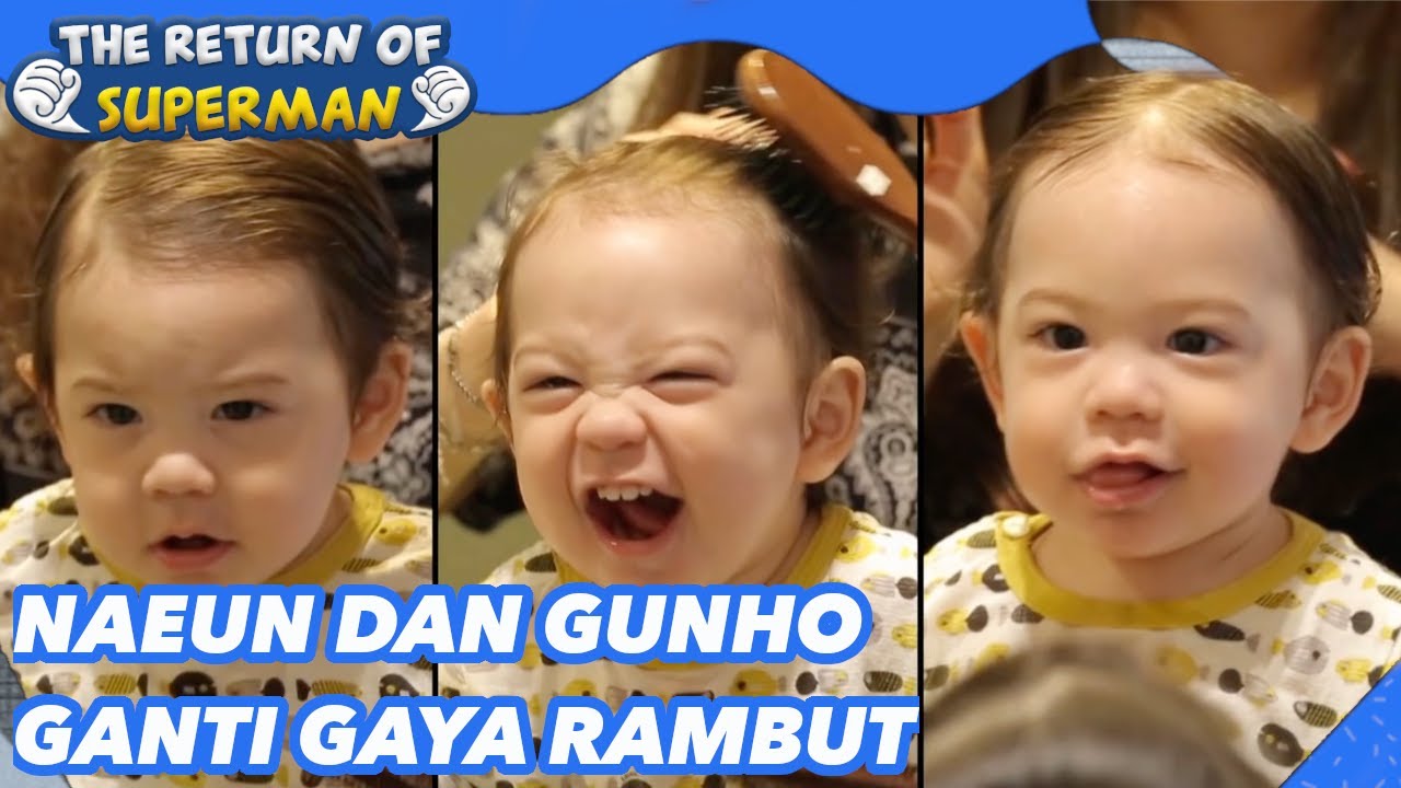 Naeun dan Gunho Ganti Gaya Rambut |Nostalgia Superman|SUB INDO/ENG|181007 Siaran KBS WORLD TV|