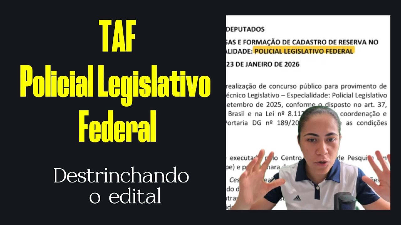 TAF Polícia Legislativa Federal
