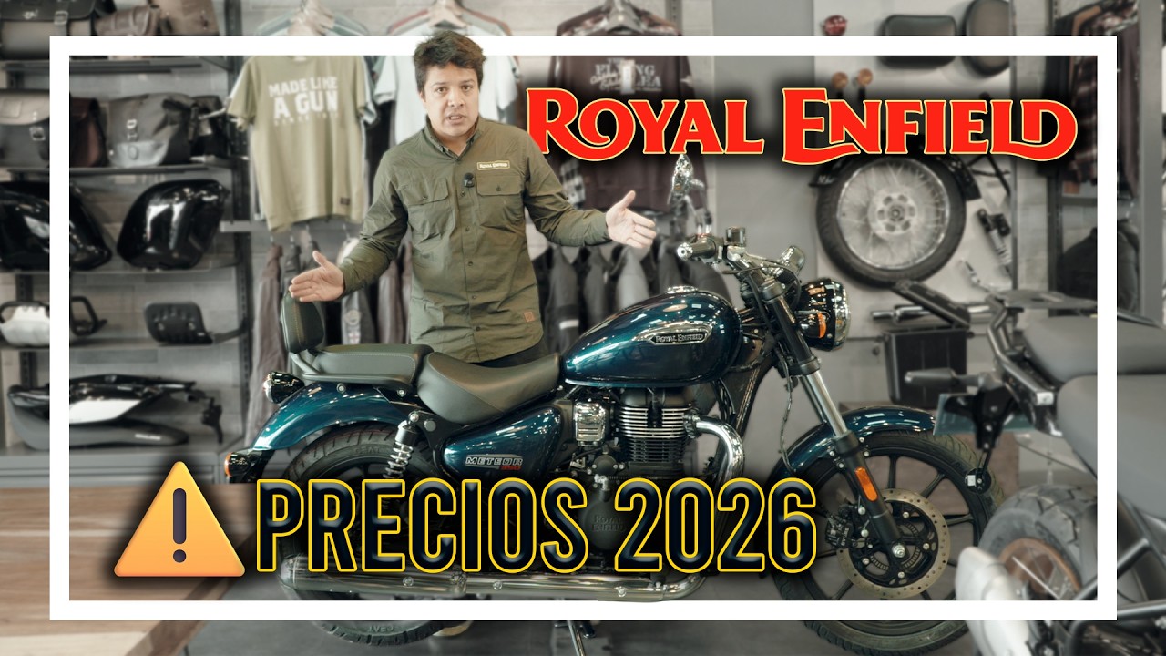 CONFIRMADO: estos son los precios de Royal Enfield en Colombia para 2026 | Cam Daza
