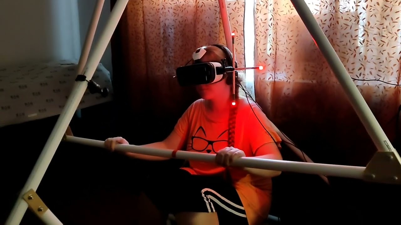 Тренажёр дельталёта с виртуальными очками. Prepar3D + OpenTrack + Trinus VR + Samsung S7