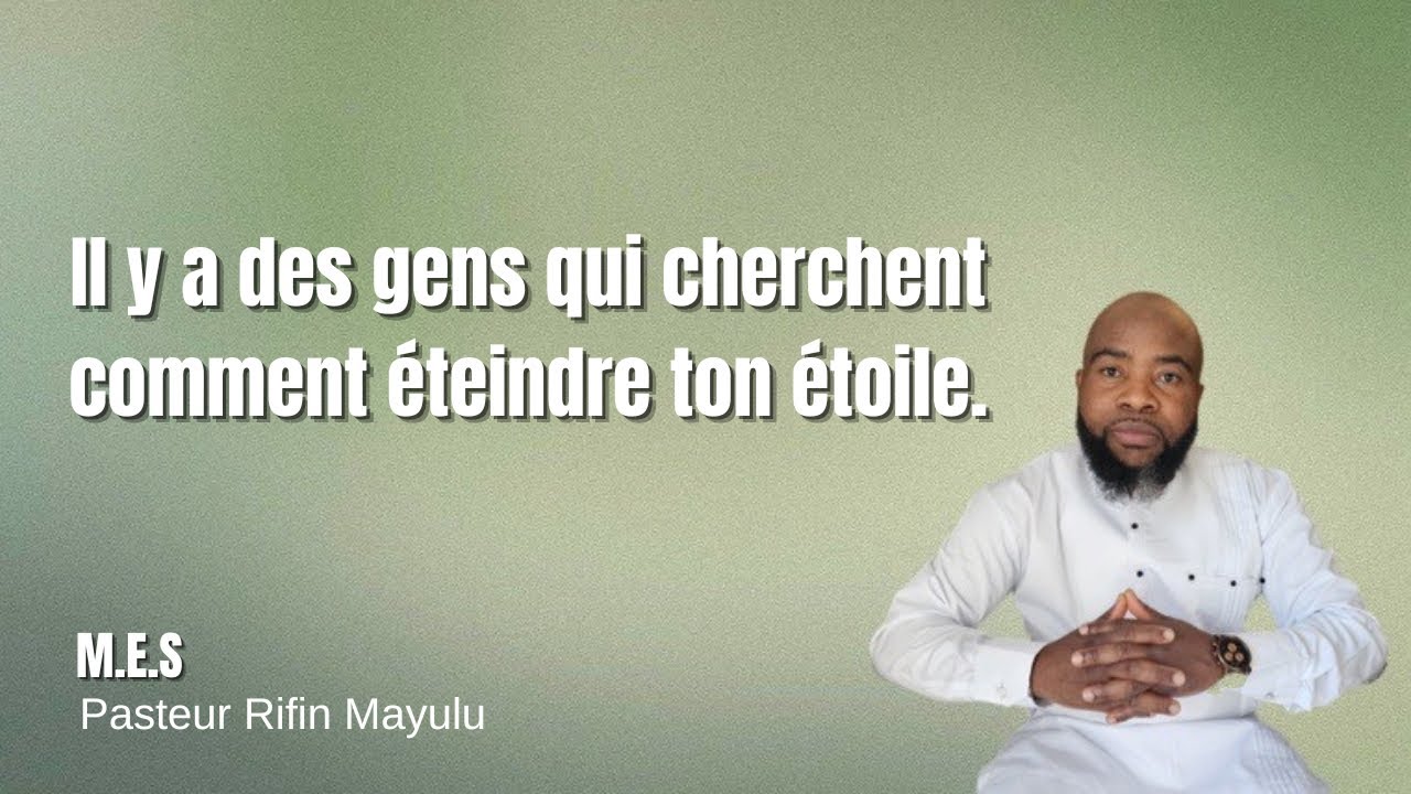 Pasteur Rifin Mayulu - La manque de prudence. 
