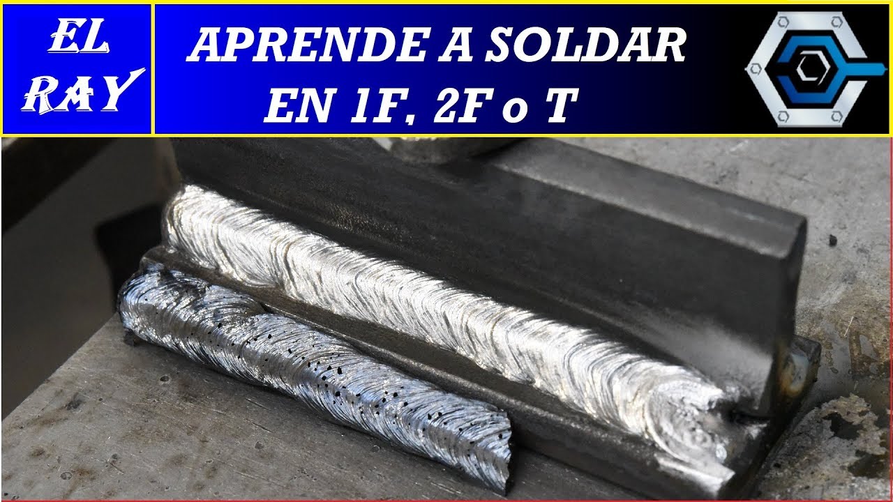 Cómo SOLDAR con ELECTRODO en ángulo de 90 grados 2F, T