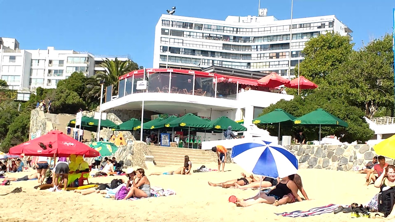 Vi&ntilde;a Del Mar , Playa Caleta Abarca - 19 de Diciembre de 2017