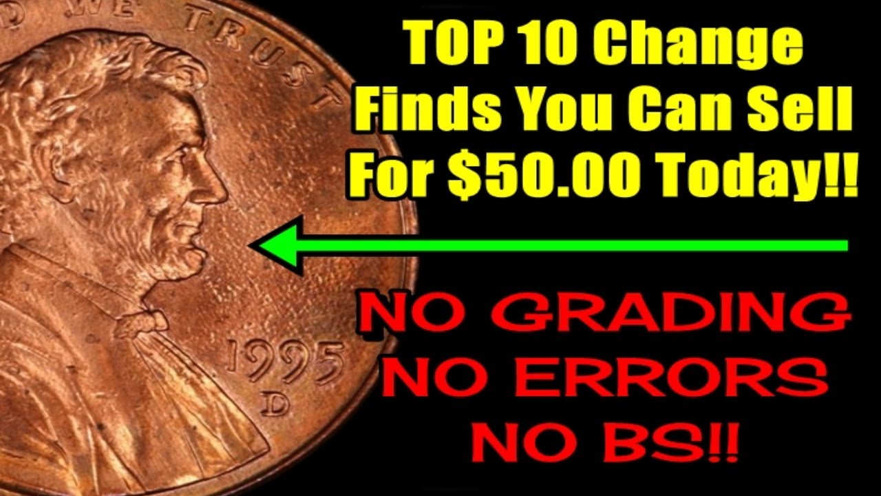 TOP 10 Change Finds You Can Sell For $50.00 RIGHT NOW! - NO GRADING NO BS!!