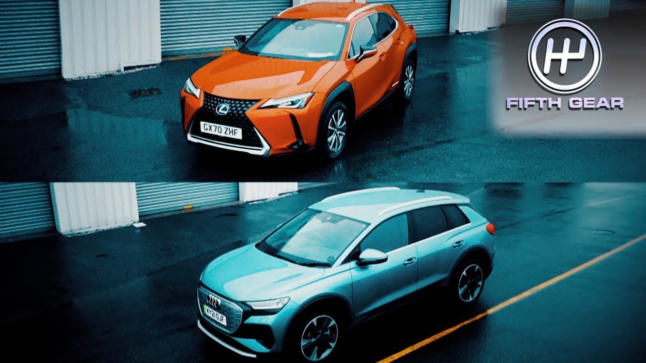 Audi Etron vs Lexus UX300e: Shootout | Fifth Gear