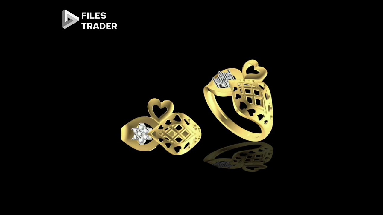 New Lightweight Heart Rings Designs 💍 | 3DM & STL Files for Jewelers & Designers | 
