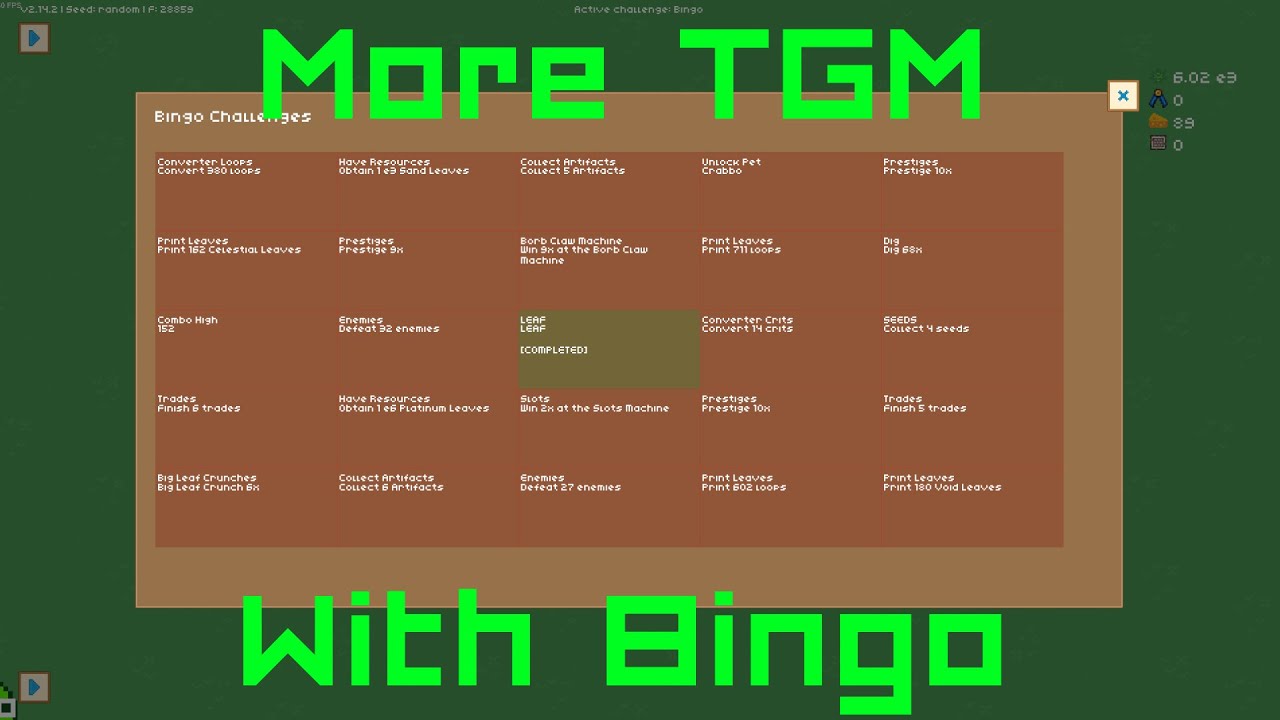 Leaf Blower Revolution guide | More TGM with BINGO!