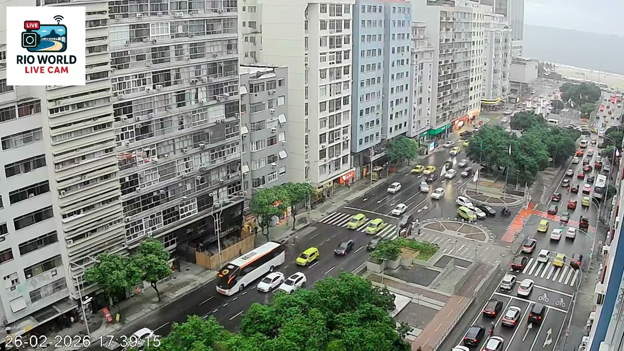 A chuva chegou ☔️ Copacabana Ao Vivo 26/02