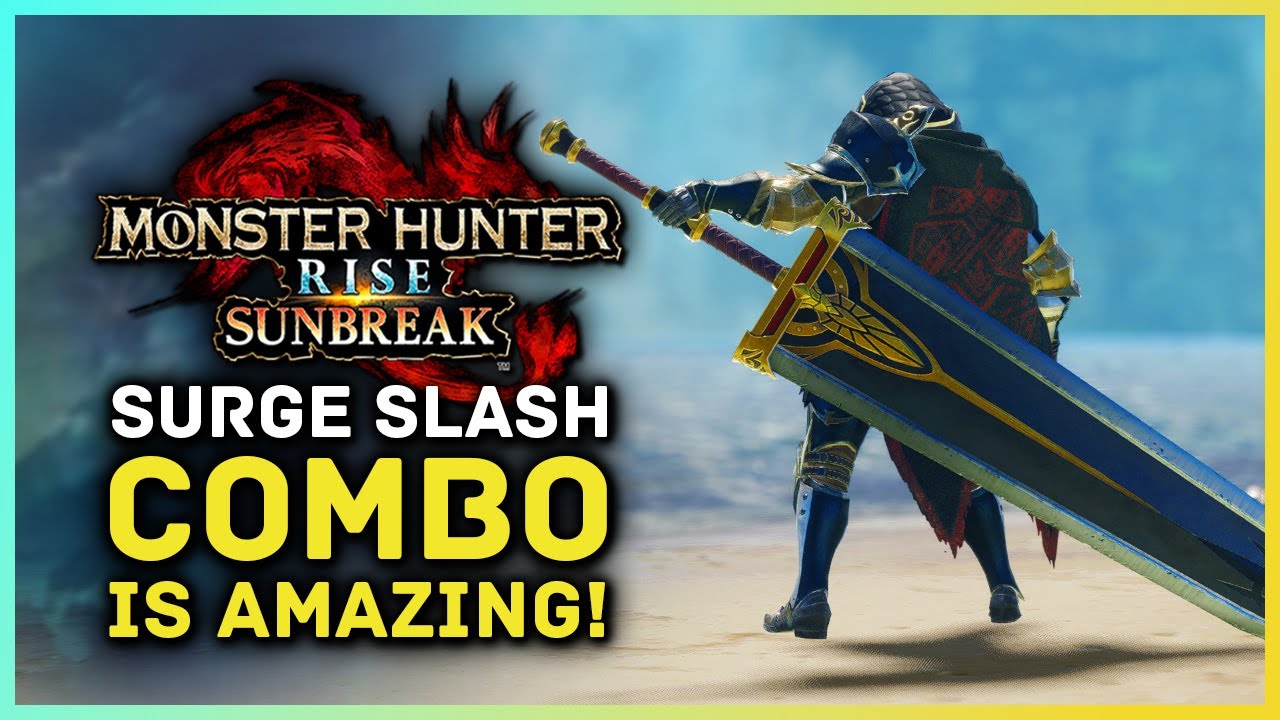 Monster Hunter Rise Sunbreak - Комбо «Surge Slash» Большого меча просто УДИВИТЕЛЬНО!