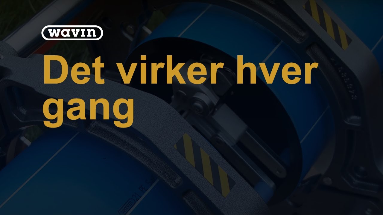 Korrekt vulstfjerning i et stuksvejset Ø315 mm SafeTech-rør | Wavin