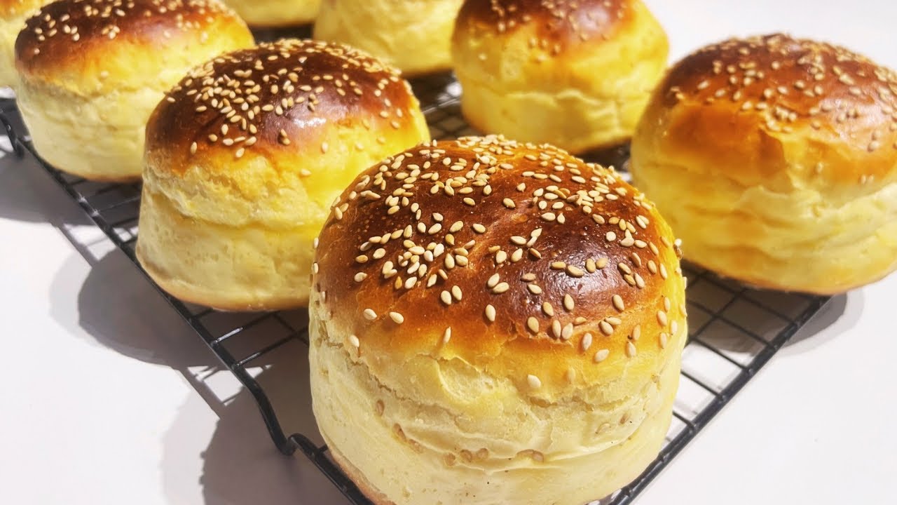 ✅ PÃO DE HAMBÚRGUER CASEIRO 🍔