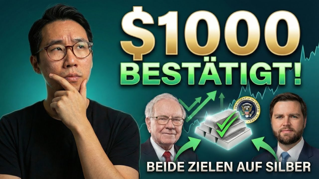 Buffetts 1.000-$-Silberziel PASST zu Vance. Die Regierung will dir etwas sagen!