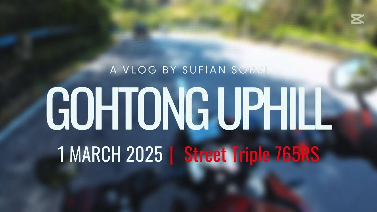 Riding Uphill to Gohtong, Pahang | Street Triple 765RS | Malaysia | 4K