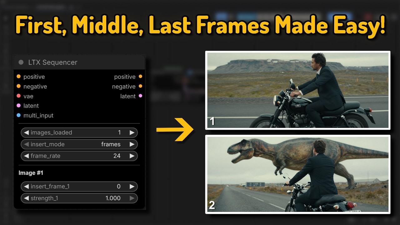 The EASIEST Way to Make First Frame/Last Frame LTX 2.3 Videos, Using Custom ComfyUI Nodes!