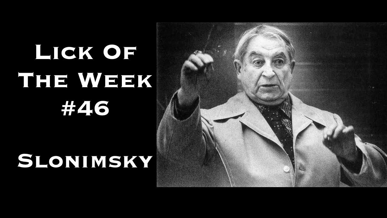 Lick of the Week #46 (Slonimsky Half Whole Diminished Pattern)