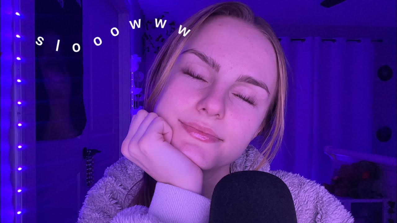 Extra slow + gentle asmr - positive affirmations, low stimulation, follow instructions