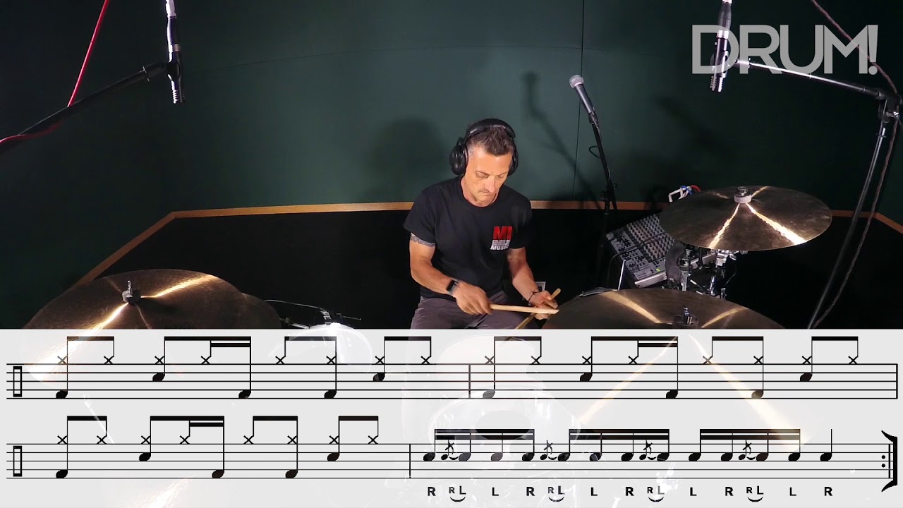Drum Lesson: Swiss Army Triplet 16th-Note Fills